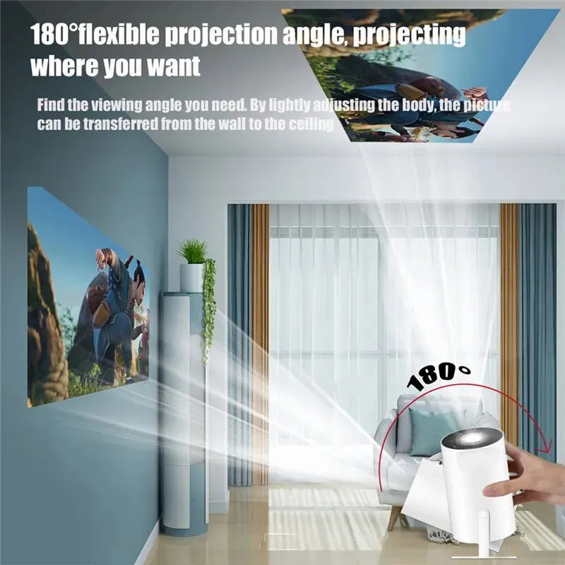 HD Portable Projector with WiFi & Android