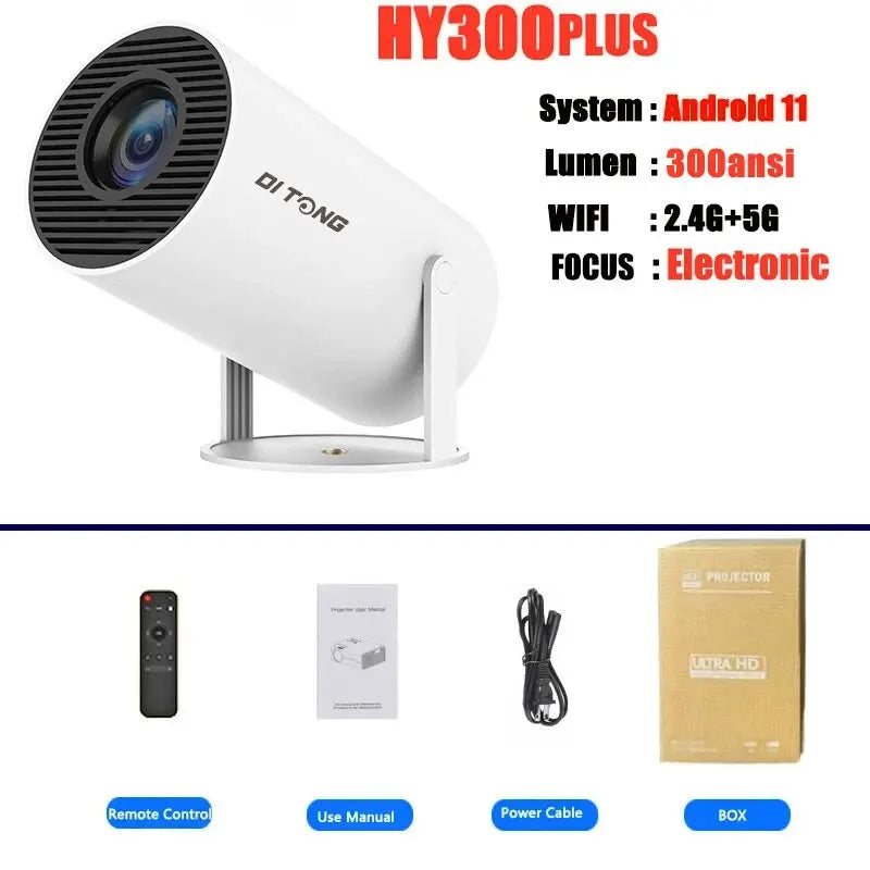 HD Portable Projector with WiFi & Android