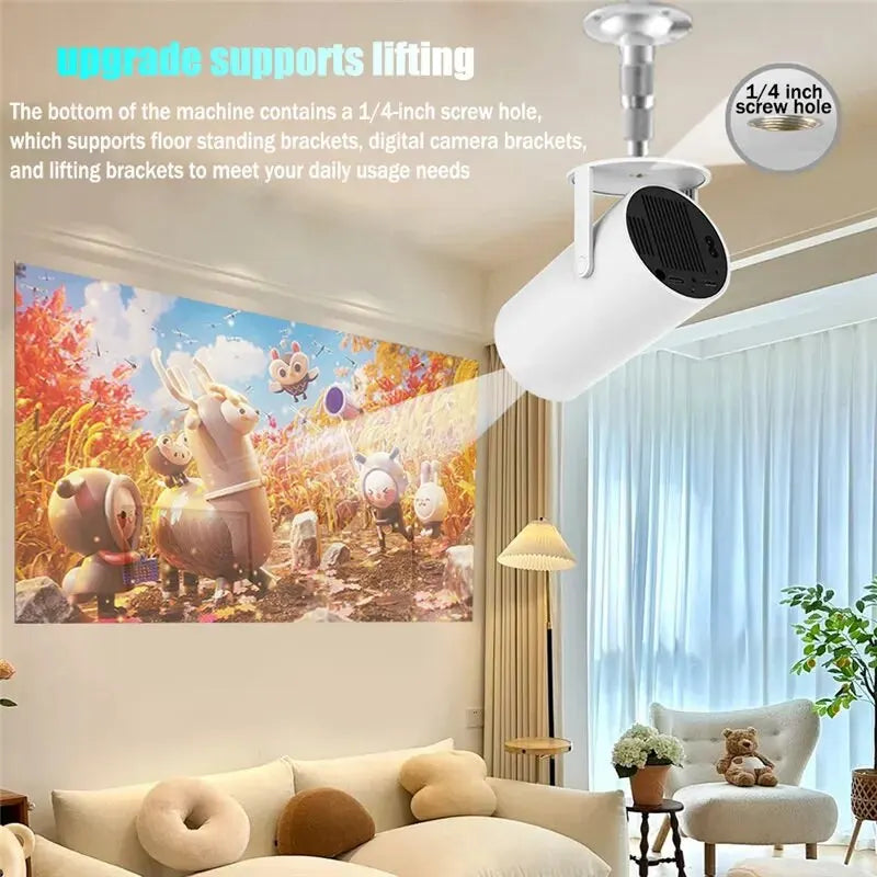 HD Portable Projector with WiFi & Android